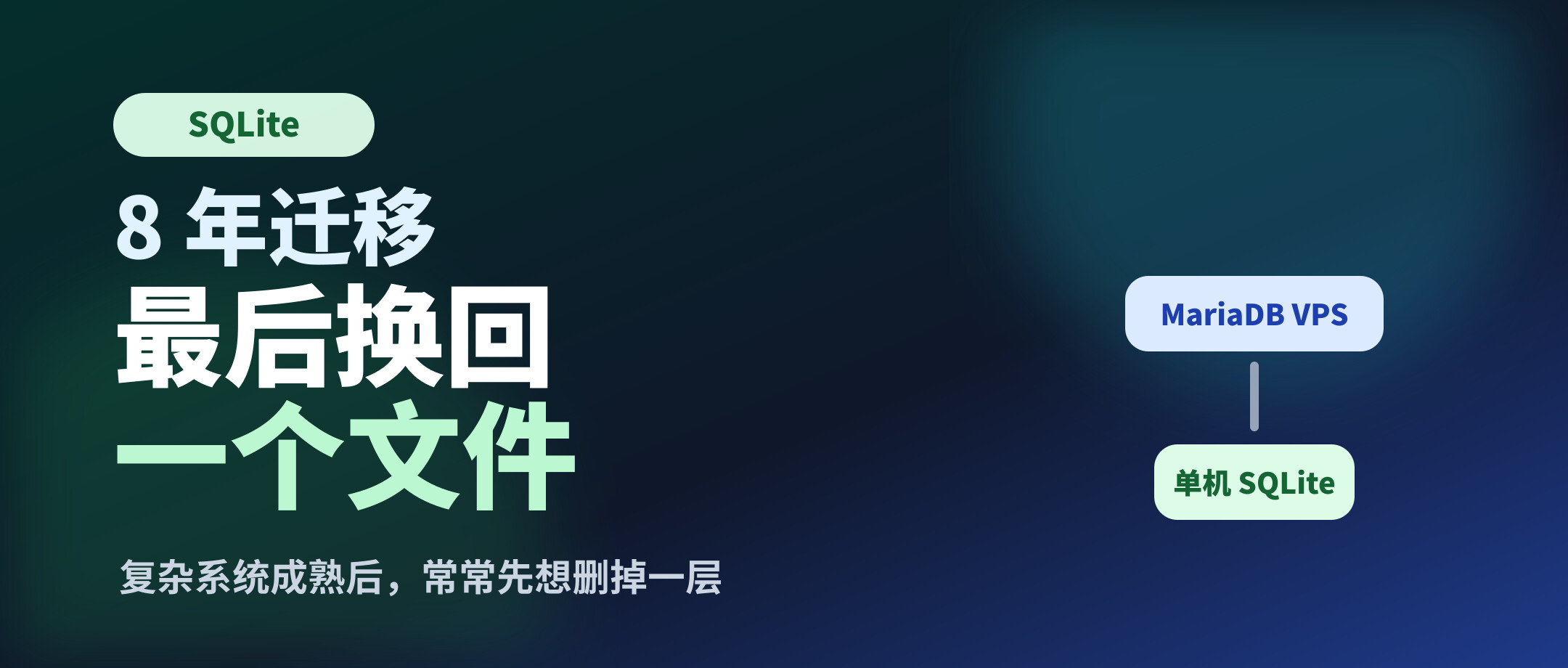 一个编程社区花 8 年换回 SQLite：复杂系统最后还是想变简单